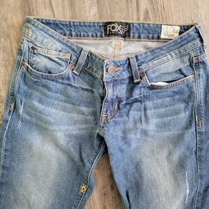 Fox Denim Women's Boot Cut Jeans - Light Blue Wash